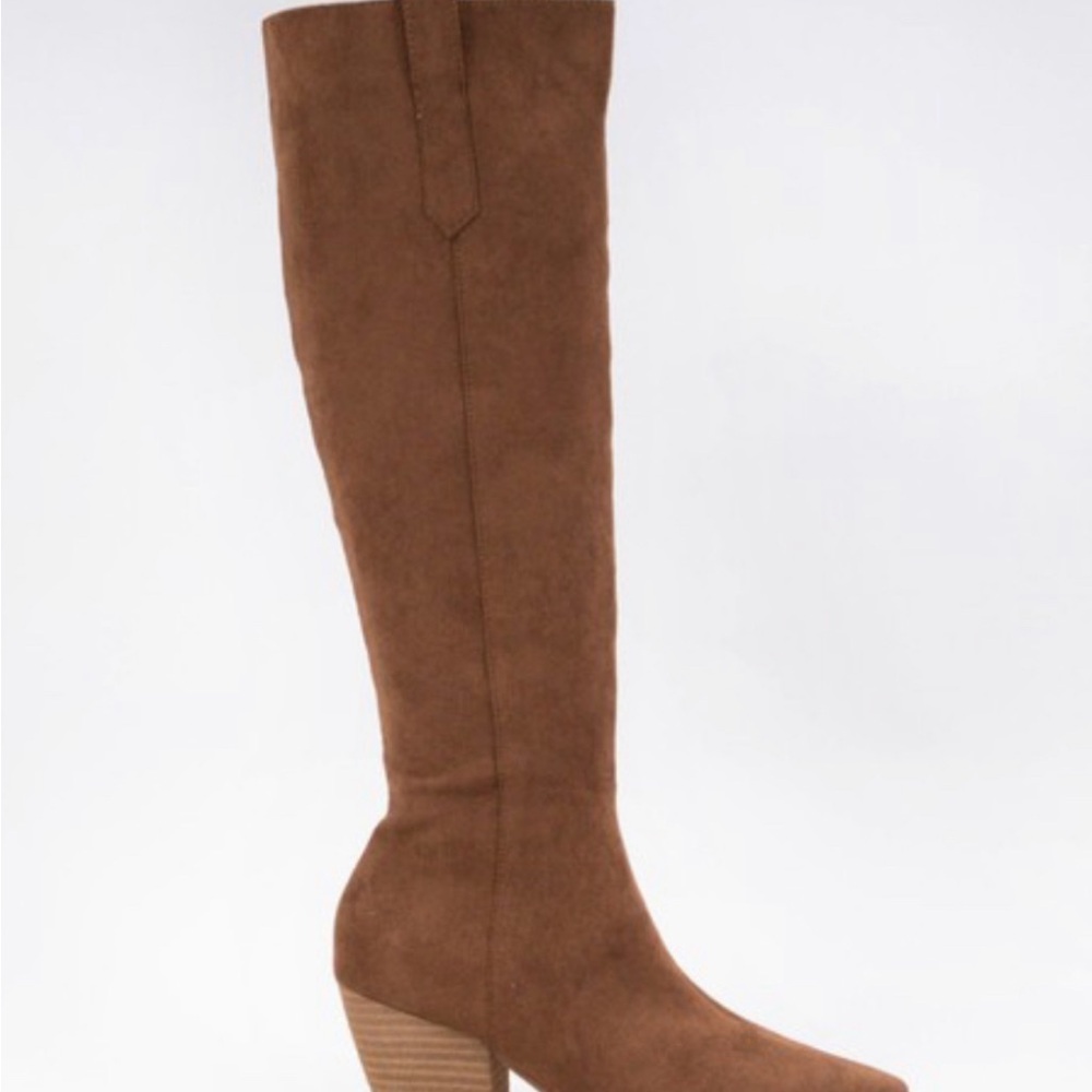 Brown Knee-High Women's Boots